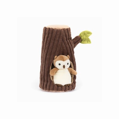 Jellycat Forest Fauna Owl USA | 89450SNRU